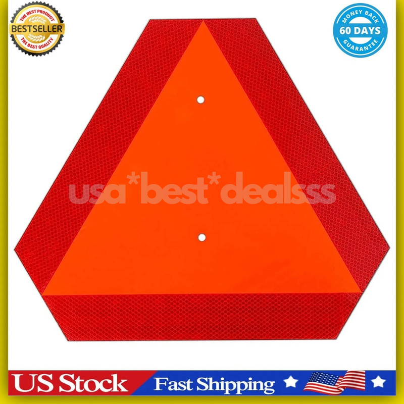 Slow Moving Vehicle Safety Sign,Slow Moving Vehicle Triangle Sign,Aluminum Grade