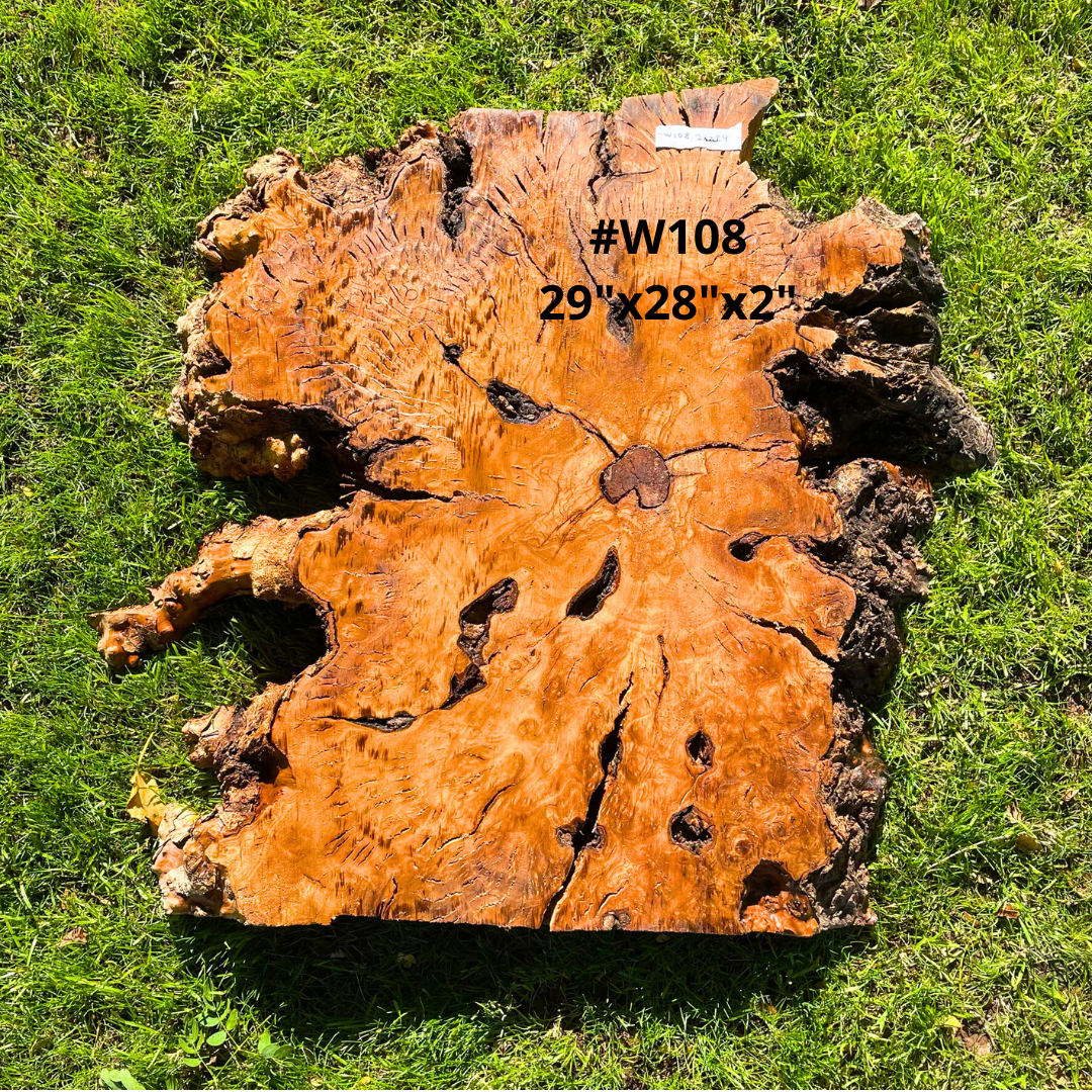 Olive Wood Live Edge Burl Slabs for Resin Projects, Wood Art