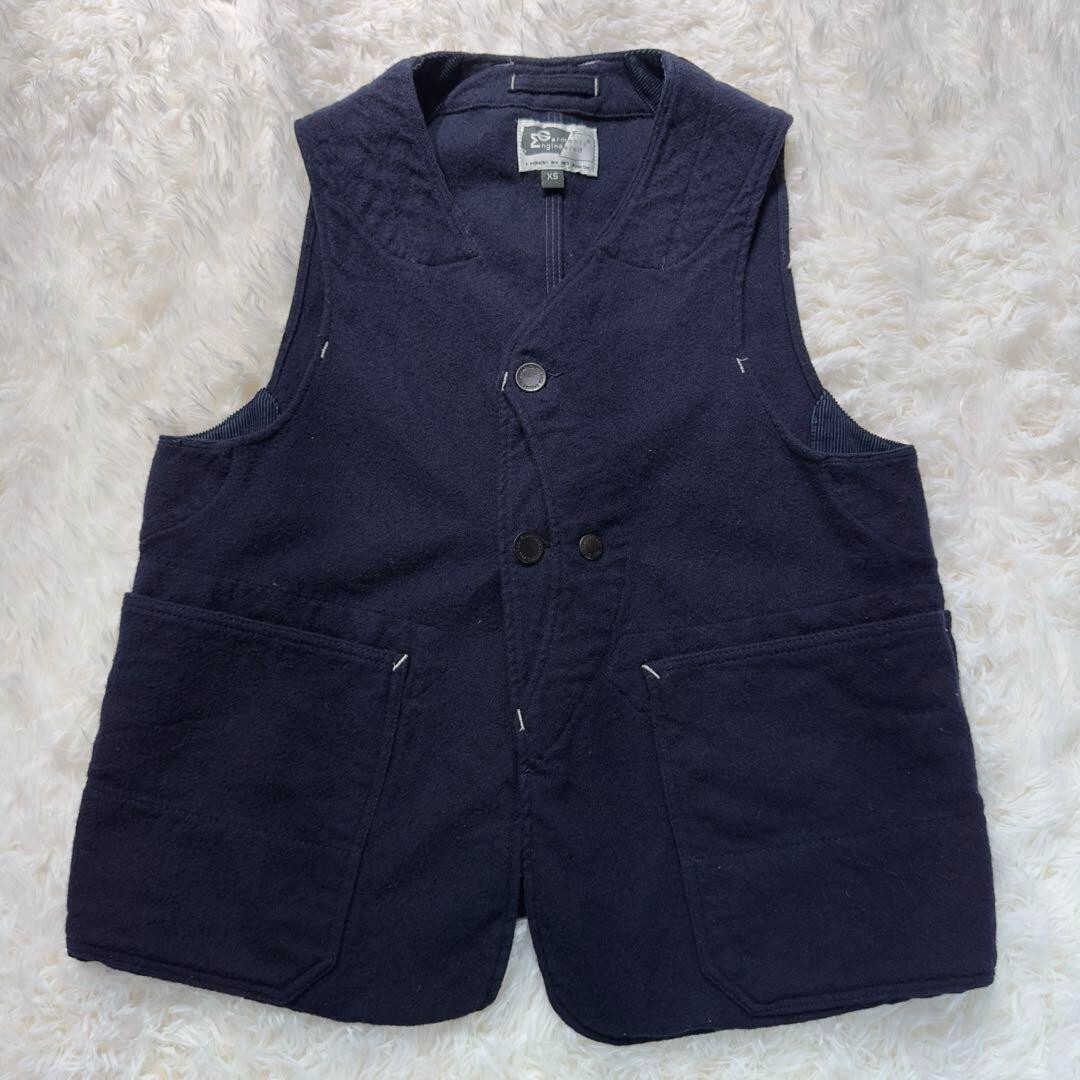 Engineered Garments Upland Vest Navy Size:XS | eBay