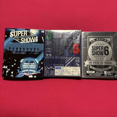 SUPER JUNIOR SUPER SHOW 4 5 6 Blu-ray Set Limited Edition