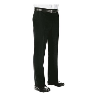 Pantalone Cameriere Uomo Senza Pinces Nero Poliestere - Isacco - Sala Ristorante