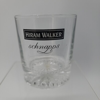 Hiram Walker Schnapps Shot Glass -  Made in Taiwan Bar Schnaps Drink 