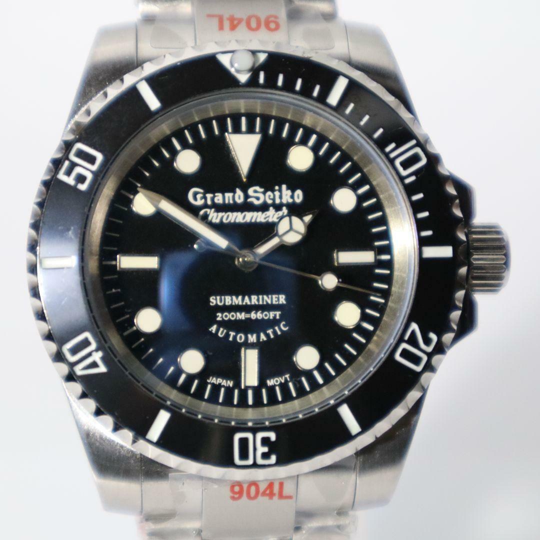 Наручные часы Grand Seiko mod NH35 custom black submariner Men's watch:  купить с доставкой из США, цена 51 308 руб - (194507262292)