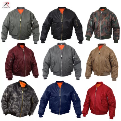 Rothco MA-1 Flight Jacket Tactical Bomber Coat Reversible