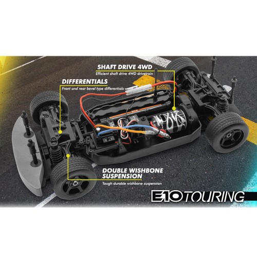 HPI E10 Michele Abbate TA2 Camaroプリントボディ HPI E10 Michele Abbate TA2 Camaro RTR 1/10 Electric 4WD On