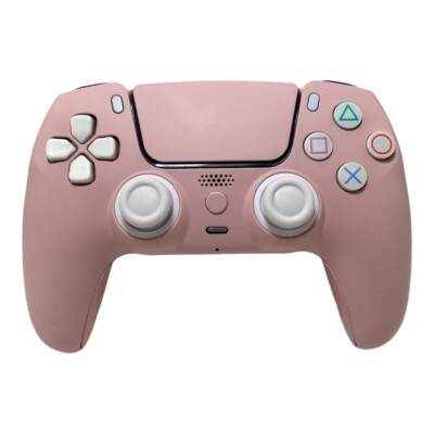 Sakura Pink PS5 Controller x Sony PlayStation 5 DualSense PC Custom Luna Design