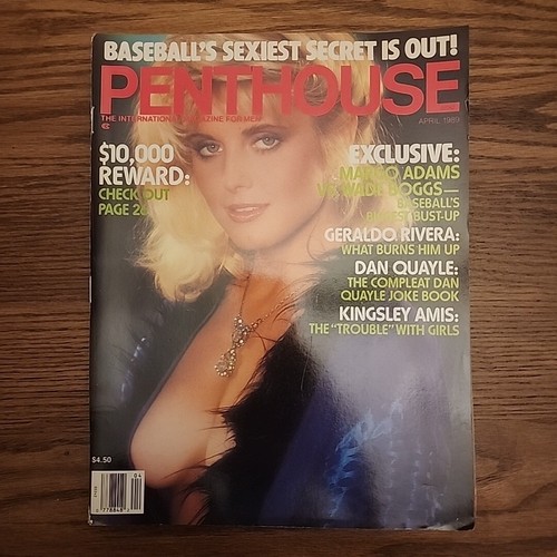 Penthouse April 1989 Adult Magazine - Covergirl & Pet Simone