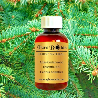 Atlas Cedarwood Essential Oil - 100% PURE NATURAL - Sizes 4oz to 1 gallon