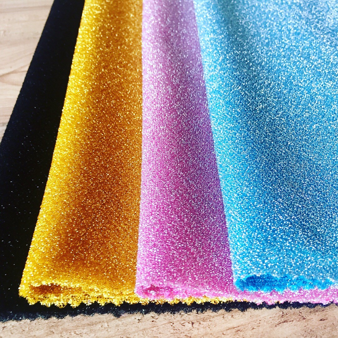 SPARKLE TINSEL Lurex Fabric Stretch Material / Metallic