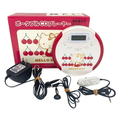 Hello Kitty 60SECONDS ANTI-SHOCK Portable CD Player Retro