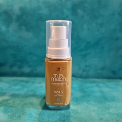 L Oreal Paris True Match Super Blendable Foundation W4.5 Warm Light Medium New