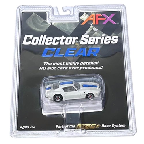 AFX Mega-G+ 1970 Pontiac Firebird Trans Am White/Blue & 1973
