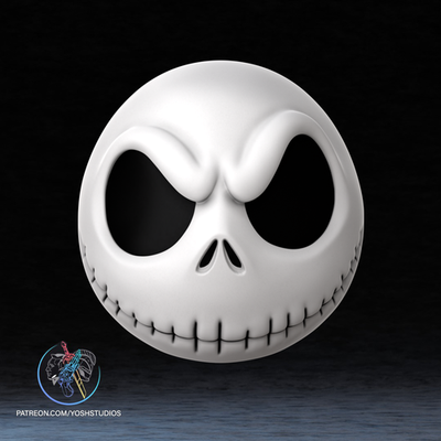 Pumpkin King Masker — 3D Printed RAW DIY Cosplay Kit + Prop Replica