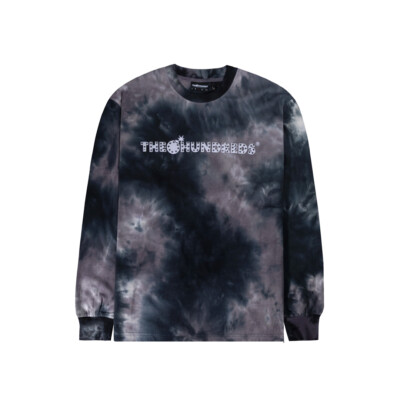 

Футболка с длинным рукавом (черная) The Hundreds Gower с рисунком, Черный