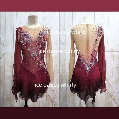  Figure Skating Dress Women's Girls' Ice Competition Rhythmic Gymnastics