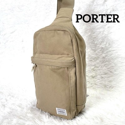 Porter Beat Shoulder Bag Beige Men'S