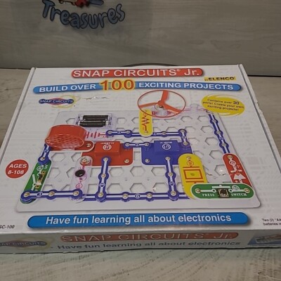 Elenco Snap Circuits Jr. SC-100 Electronics Exploration Kit COMPLETE 