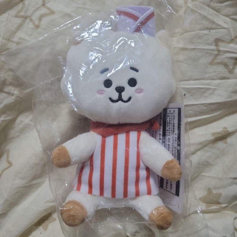 RARE BTS BT21 Diner RJ Plush doll 7.5