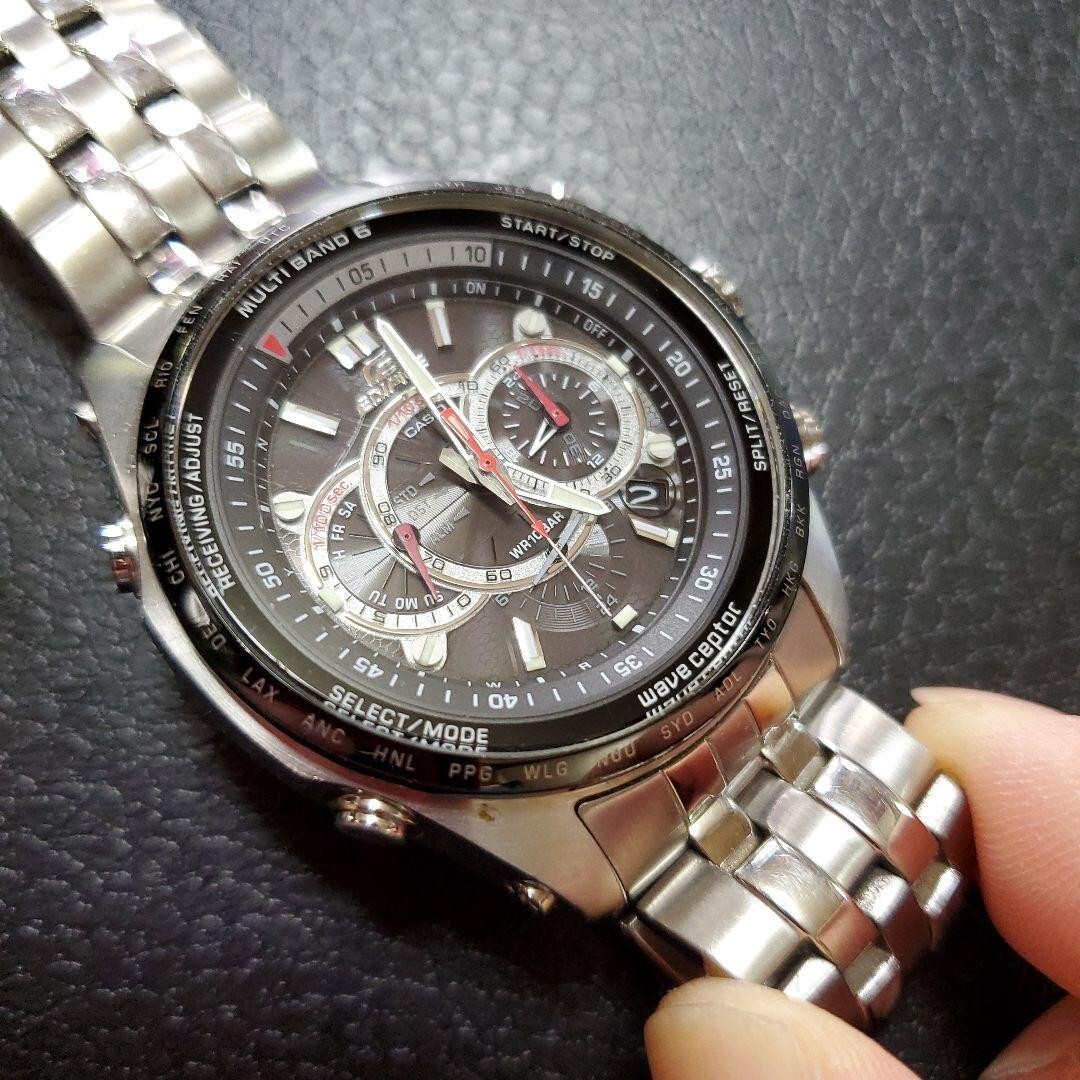 カシオ EDIFICE MULTIBAND6 EQW-M710DC-1AJF 楽天市場】カシオ EDIFICE MULTIBAND6クロノグラフソーラー電波