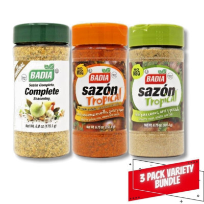Badia Complete Seasoning /Sazon Tropical Bundle