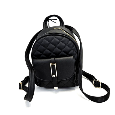 La Terre Chick Fashion Mini Backpack Vegan Women s Bag Black New