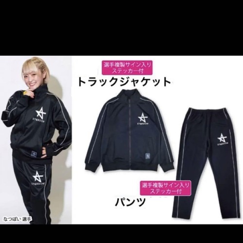 L Stardom Natsupoi track jacket pants with duplicate