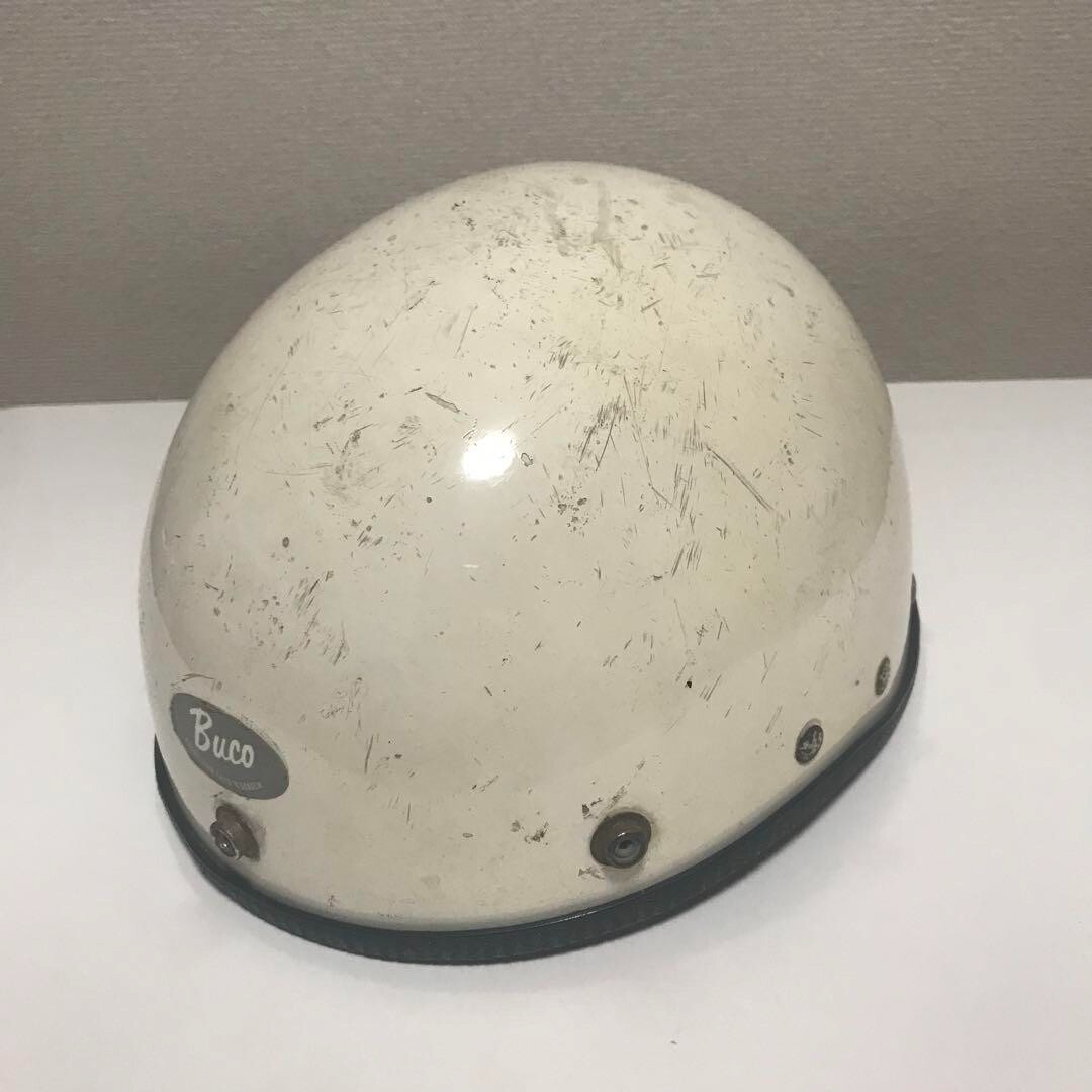 【未使用】BABY BUCO SAFETY HELMET Vintage BUCO Bantam Motorcycle Jet Helmet M White | eBay