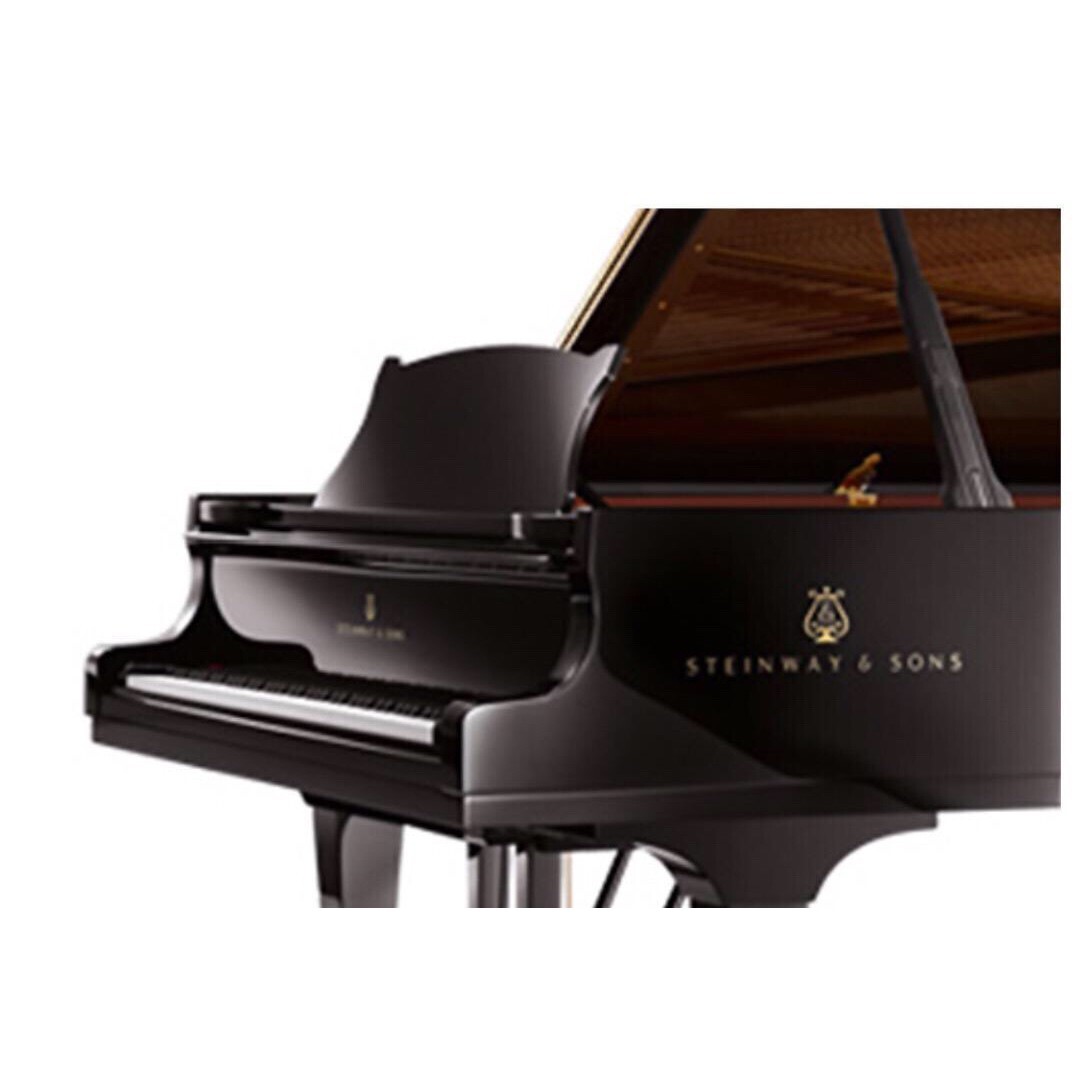 KYO　19＋20世紀スタインウェイ デカール Steinway A+B Steinway & Sons Grand Piano Sticker 2 set Decal Length: 25cm