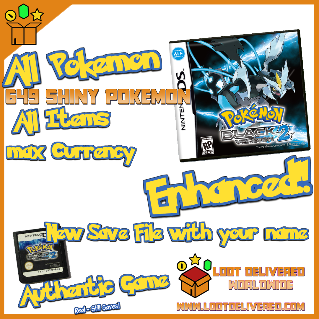 ds ブラック2 Pokemon Black 2 | All 649 Pokemon | Authentic Nintendo ds