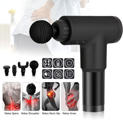 Masajeador Para Hombre Mujer Pistola De Percusion Para Masaje Masage Dolor Relax eBay