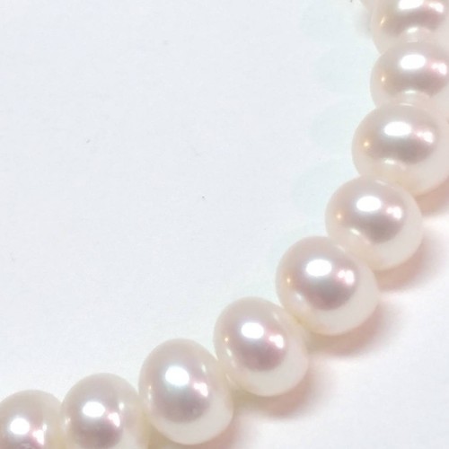 Cream Tone Cultured Freshwater Pearl STRETCH Bangle Bracelet Mermaid Bling