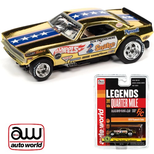 ミニカー DON PROUDHOMME'S ARMY SNAKE CUDA Don Prudhomme's Army Snake 'Cuda | hobbyDB