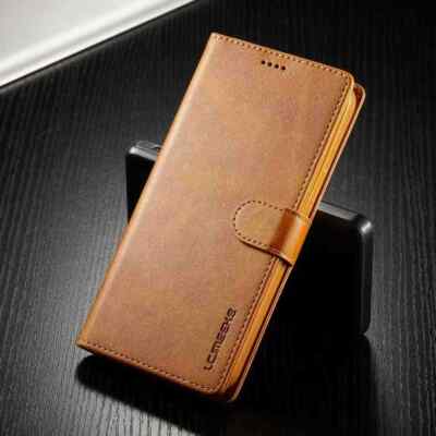 LC.imeeke PU Leather Wallet Flip Case Cover For iPhone 15 Pro 14 13 12 11 XS XR