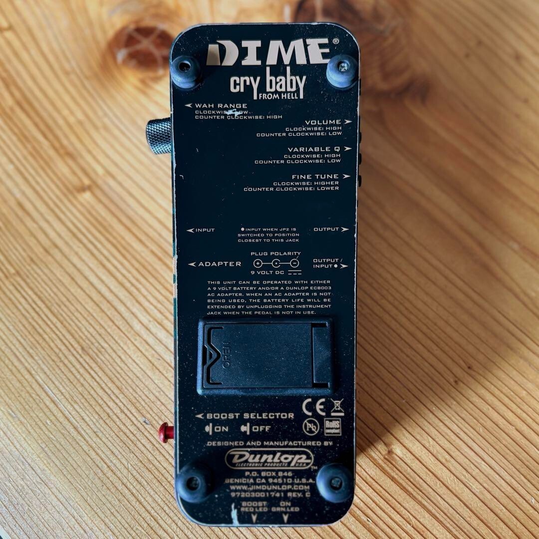【廃盤】DB-01 DIME cry baby クライベイビー ワウ wah DIMEBAG CRY BABY® WAH - Dunlop