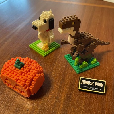 Used Assembled Snoopy Jurassic Park Halloween Nanoblock