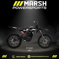 AMPED A60 Black Electric Dirt Bike - AMPED Official Dealer - Buy Now!