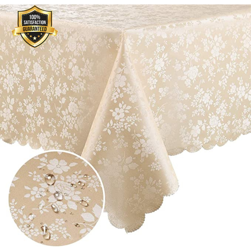 Tablecloth Waterproof Protector Rectangle Heavy Duty 60