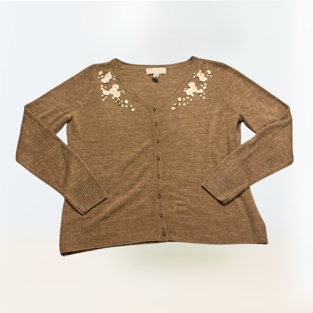 トップス POLYPLOID CARDIGAN C BROWN MELANGE Women's Brown Alpaca-Blend Cardigan | H&M CA