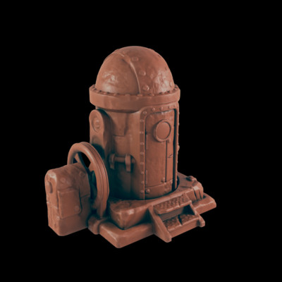 Elevator - Bolts and Brimstone - Scatter - EC3D - Cyber Punk - SciFi RPG