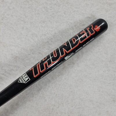 Brett Bros. Thunder Thunders Hardwood ASA Slow Pitch: Softball Bat 34'' 28 oz.