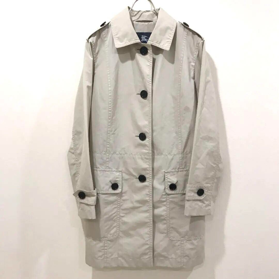BURBERRY LONDON B1A14-123-40 Stand Up Collar Jacket Coat BURBERRY LONDON B1A14-123-40 Stand Up Collar Jacket Coat