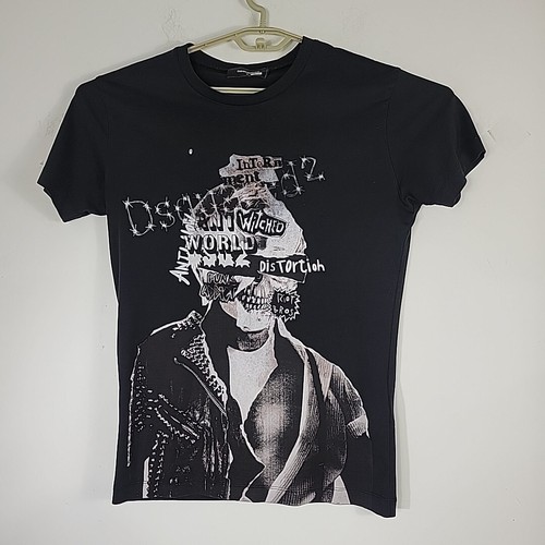 DSQUARED2 ブラック Tシャツ Lサイズ DSQUARED2 【並行輸入品】 ディースクエアード メンズ Tシャツ