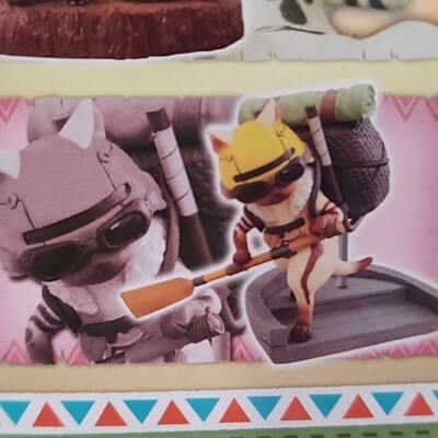 Monster Hunter 3'' Otomo Airou H Prize Palico Felyne Figure Builder Capcom