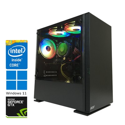Gaming PC Desktop Intel Core i7 3.4GHz/GTX 1660 6GB/1TB SSD/16GB RAM/WiFi/BT/RGB