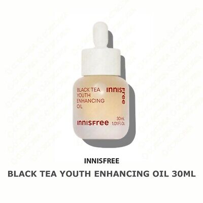 Innisfree Black Tea Youth Enhancing Oil 30ml New Moisturizing Skin Shiny Beauty