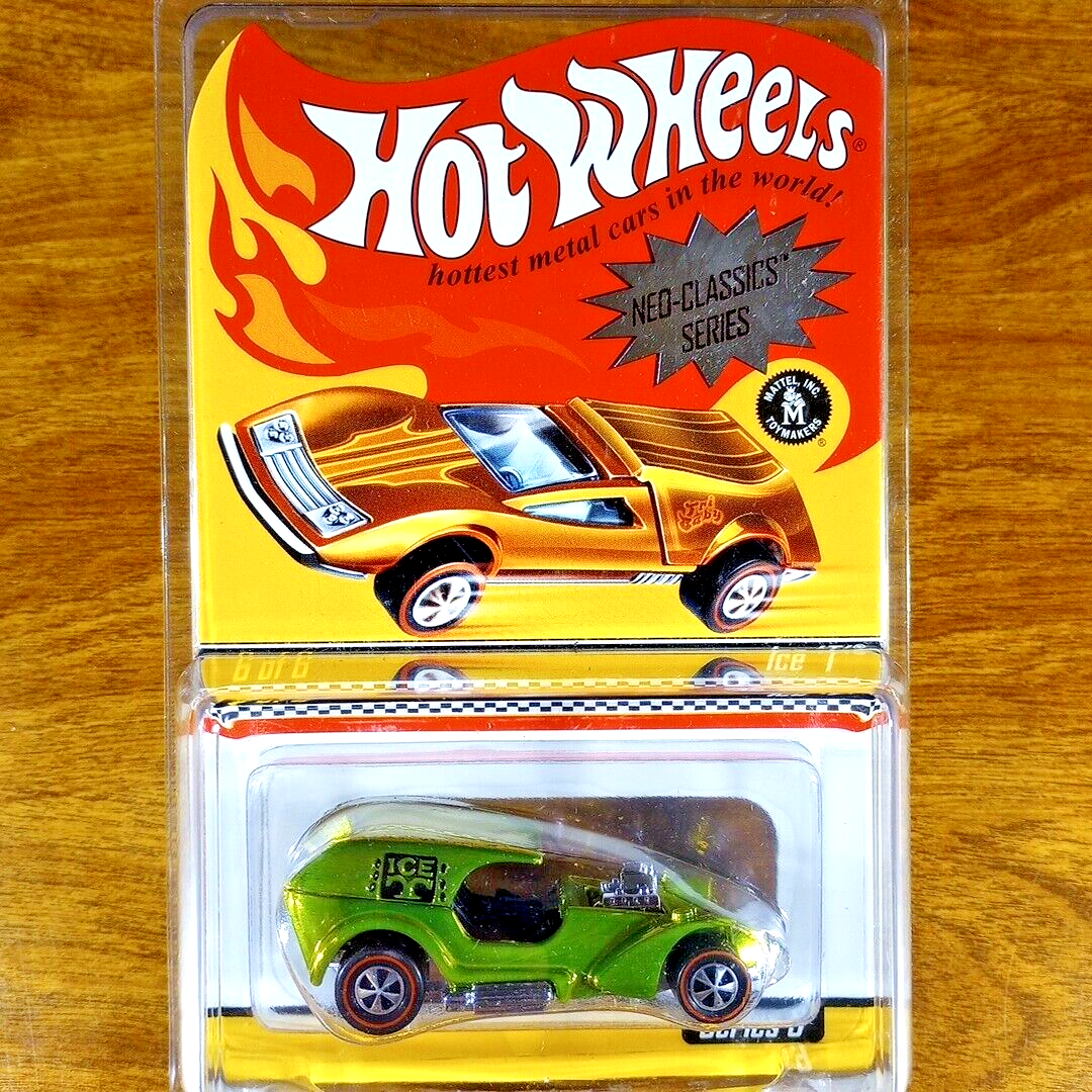 Hot Wheels Neo-Classics ice Ｔ Hot Wheels RLC Neo-Classics Ice T 3856/5000 Yellow Series 9
