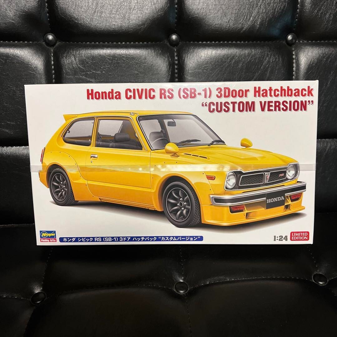 1/24 Honda civic RS（カスタム品） Hasegawa 1/24 Honda Civic RS (SB-1) 3door Custom Model 20715