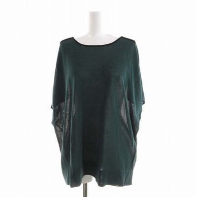 Moganit Cut & Sewn Sheer French Sleeve Dark Green  SM3 Used 06031772ef2834a395d2