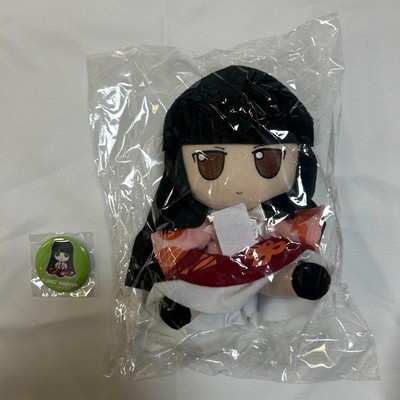 TOUHOU PROJECT Fumo Fumo Series 17 Kaguya Plush Doll Gift Badge Set NEW