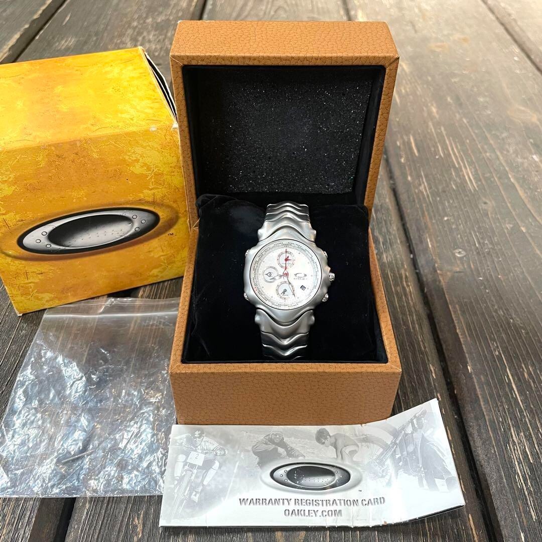 archive Oakley GMT StainlessSteel クロノグラフ WTS] Oakley GMT Honed Stainless Steel White Dial : r